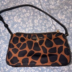 Michael Kors Giraffe Print Shoulder Bag